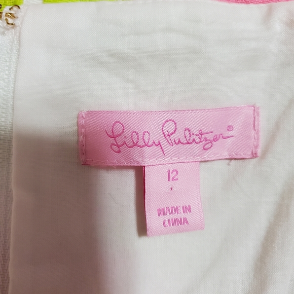 Lilly Pulitzer Women’s Floral Print Strapless Dress Size 12 - Picture 6 of 8